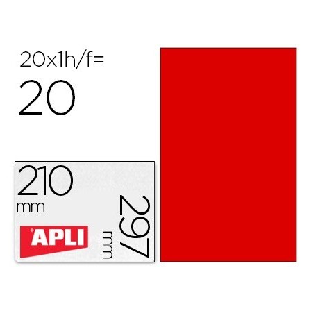 ETIQUETA ADHESIVA APLI 02880 TAMAÑO 210X297 MM PARA FOTOCOPIADORA L...