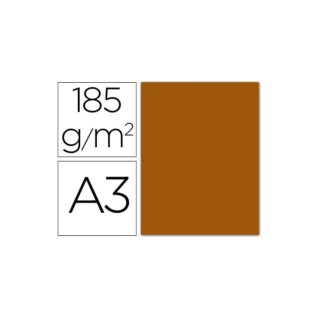 CARTULINA GUARRO DIN A3 CUERO 185 GR PAQUETE 50 H