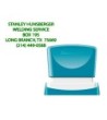 SELLO X-STAMPER QUIX PERSONALIZABLE COLOR VERDE MEDIDAS 24X49 MM Q-12