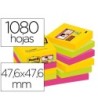 BLOC DE NOTAS ADHESIVAS QUITA Y PON POST-IT SUPER STICKY 47,6X47,6 ...