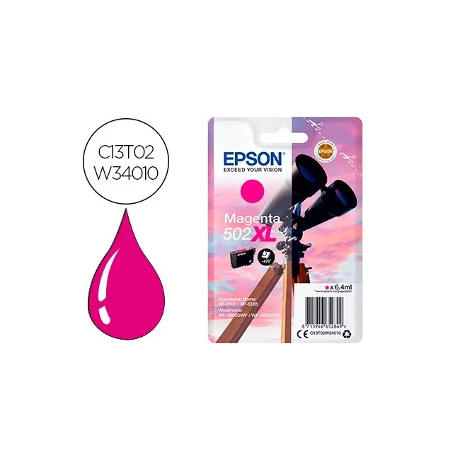 INK-JET EPSON 502 XL EXPRESSION HOME XP 5100 / 5105 WORKFORCE WF 28...