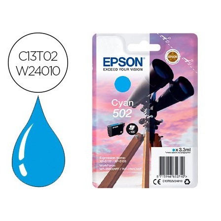 INK-JET EPSON 502 XL EXPRESSION HOME XP 5100 / 5105 WORKFORCE WF 28...