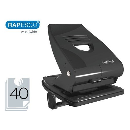 TALADRADOR RAPESCO 835 METAL NEGRO 2 TALADROS CAPACIDAD 40 HOJAS