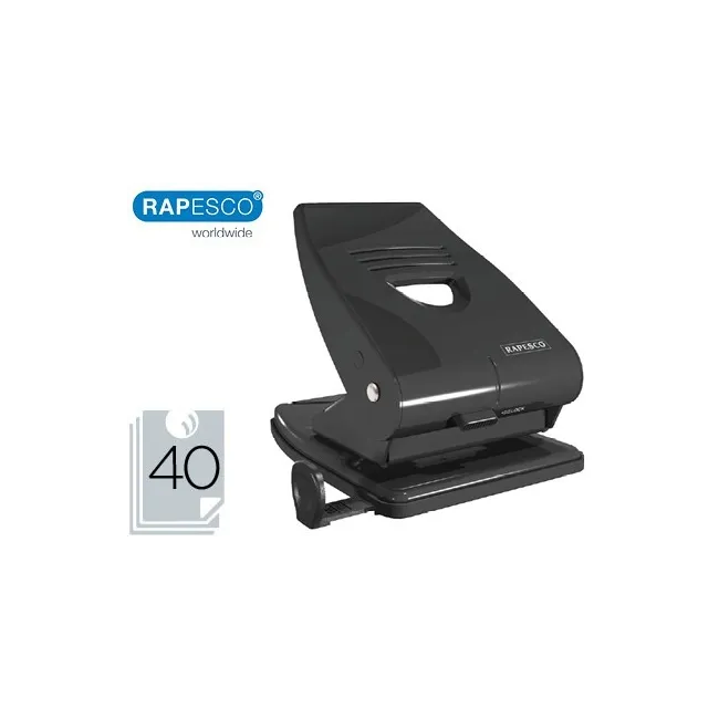 TALADRADOR RAPESCO 835 METAL NEGRO 2 TALADROS CAPACIDAD 40 HOJAS