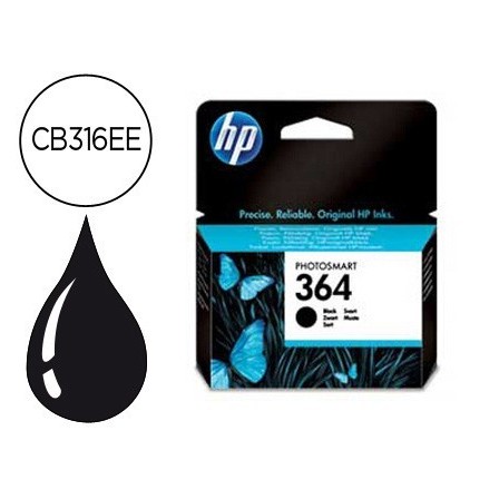 INK-JET HP 364 NEGRO PHOTOSMART PREMIUM - C309A / SERIES C5300 / C6...