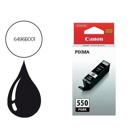INK-JET CANON PGI-550 PIXMA MG 5450 / IP7250 / MG6350 NEGRO 15 ML
