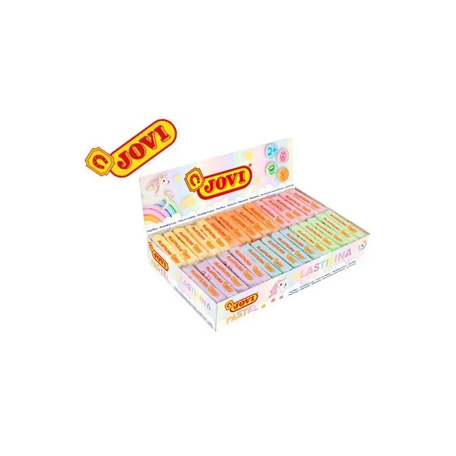 PLASTILINA JOVI 70 SURTIDA TAMAÑO PEQUEÑO 50 G COLORES PASTEL CAJA ...