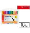 ROTULADOR STABILO PUNTA DE FIBRA POINT 88 MINI ESTUCHE DE 18 COLORE...
