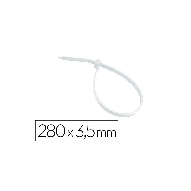 BRIDA 3M PARA INTERIOR BLANCA 280X3,5 MM BOLSA DE 100 UNIDADES