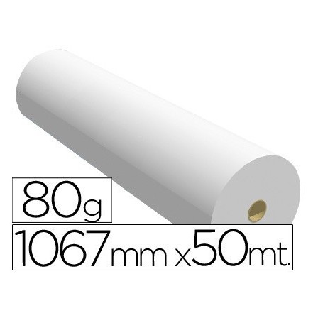 PAPEL REPROGRAFIA PARA PLOTTER NAVIGATOR 1067MMX50MT 80GR IMPRESION...