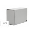 CARPETA PROYECTOS PARDO FOLIO LOMO 150 MM CARTON FORRADO GRIS CON B...