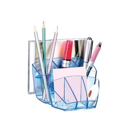 ORGANIZADOR SOBREMESA CEP CONFOR ICE BLUE PLASTICO TRANSPARENTE CEL...