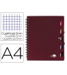 CUADERNO ESPIRAL LIDERPAPEL A4 MICRO EXECUTIVE TAPA PLASTICO 100H 8...
