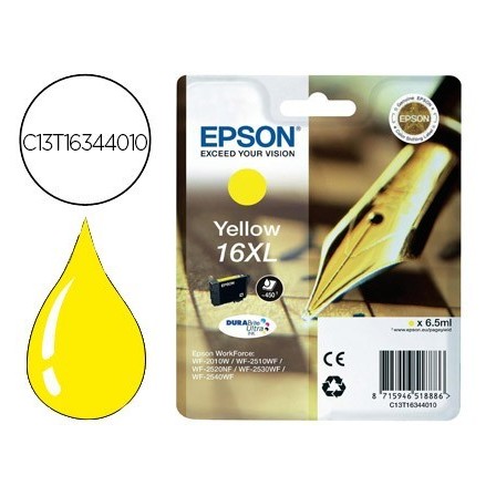 INK-JET EPSON 16XL WF2010W WF2510WF WF2520NF WF2530WF WF2540WF AMAR...