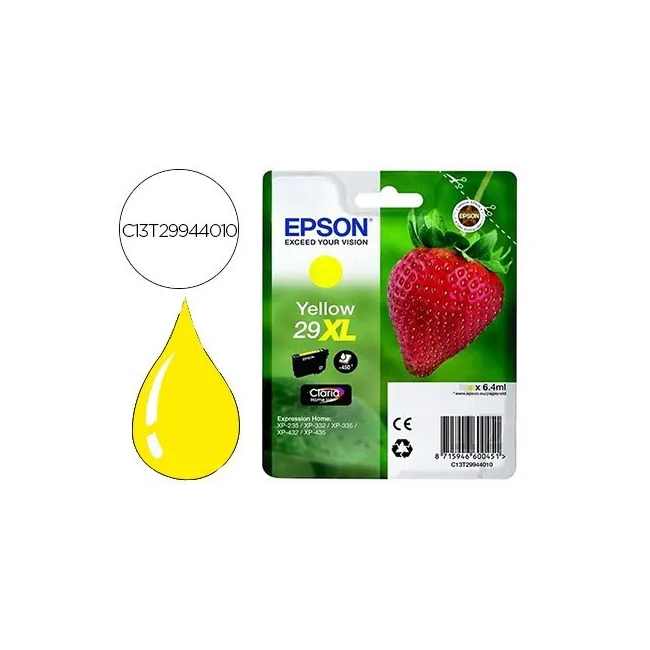 INK-JET EPSON HOME 29 XL T2994 XP435/330/335/332/430/235/432 AMARIL...
