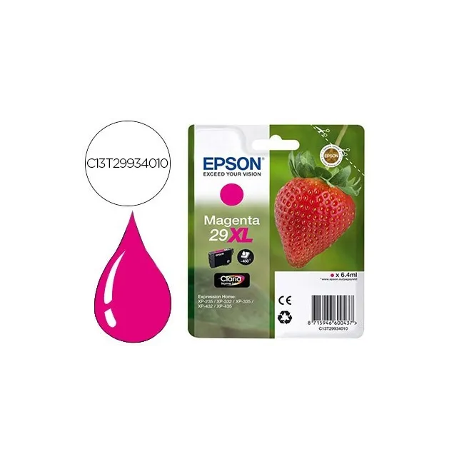 INK-JET EPSON HOME 29 XL T2993 XP435/330/335/332/430/235/432 MAGENT...