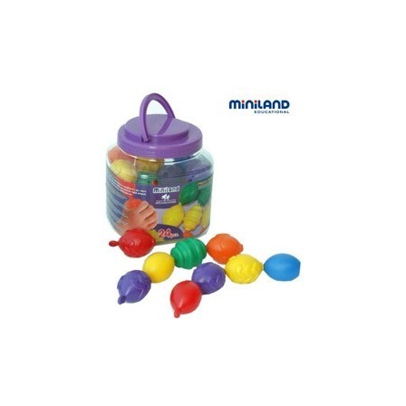 JUEGO MINILAND MAXICHAIN 4 CUENTAS COLORES SURTIDOS