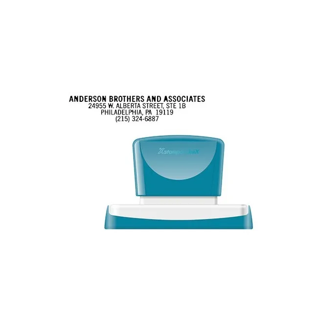 SELLO X-STAMPER QUIX PERSONALIZABLE COLOR NEGRO MEDIDAS 16X83 MM Q-26