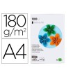 CARTULINA LIDERPAPEL A4 180G/M2 NEGRO PAQUETE DE 100