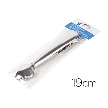 PINZA PARA HIELO SUPREMINOX CON MUELLE ACERO INOXIDABLE 19 CM