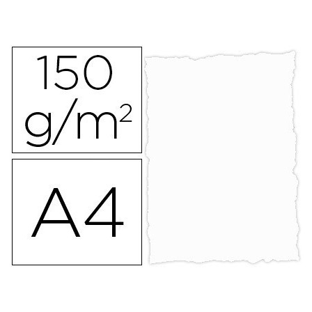 PAPEL PERGAMINO DIN A4 TROQUELADO 150 GR COLOR PARCHMENT BLANCO PAQ...