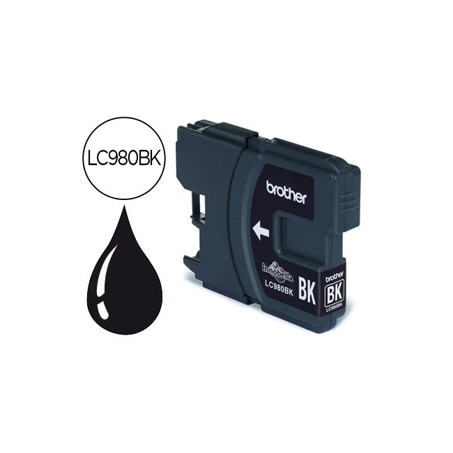 INK-JET BROTHER LC-980BK DCP-145/DCP-165/MFC-250/MFC- 290 NEGRO