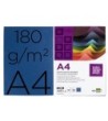CARTULINA LIDERPAPEL A4 180G/M2 AZUL ULTRAMAR PAQUETE DE 100