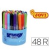 ROTULADOR JOVI MAXI 13 MM BOTE DE 48 UNIDADES 12 COLORES4 UNIDADES ...