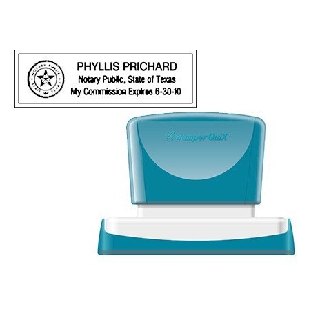SELLO X-STAMPER QUIX PERSONALIZABLE COLOR NEGRO MEDIDAS 22X69 MM Q-18