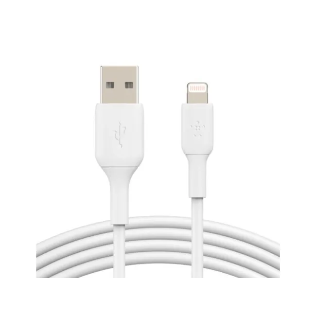 CABLE BELKIN CAA001BT1MWH LIGHTNING A USB-A BOOST CHARGE LONGITUD 1...