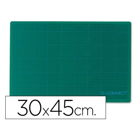 PLANCHA PARA CORTE Q-CONNECT -TAMAÑO 300X450 MM A3 -VERDE