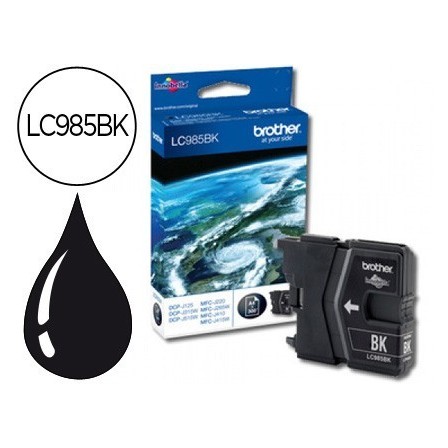 INK-JET BROTHER LC-985BK NEGRO DCP-J125/DCP-J315W MFC-J265W/MFC-J41...