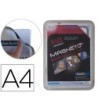 MARCO PORTA ANUNCIOS TARIFOLD MAGNETO DIN A4 CON 4 BANDAS MAGNETICA...