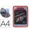 MARCO PORTA ANUNCIOS TARIFOLD MAGNETO DIN A4 CON 4 BANDAS MAGNETICA...
