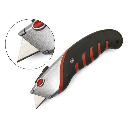 CUTER Q-CONNECT SX1500 METALICO ANCHO NEGRO Y ROJO CON MANGO DE PLA...