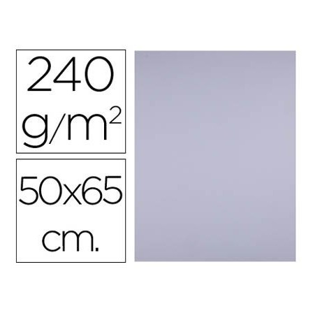 CARTULINA LIDERPAPEL 50X65 CM 240G/M2 LILA PAQUETE DE 25 UNIDADES