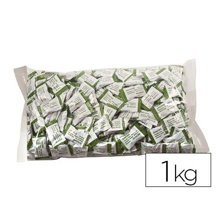 CARAMELOS DE CORTESIA SABORES MANZANA FRESA Y COLA BOLSA DE 1KG