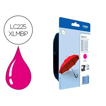 INK-JET BROTHER LC-225XLMBP MFC-J 4420 DW / MFC-J 5620 DW MAGENTA A...