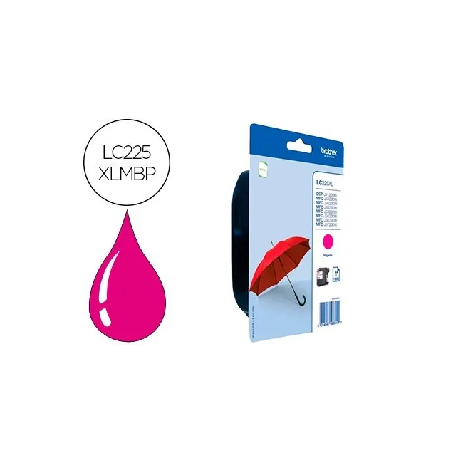 INK-JET BROTHER LC-225XLMBP MFC-J 4420 DW / MFC-J 5620 DW MAGENTA A...