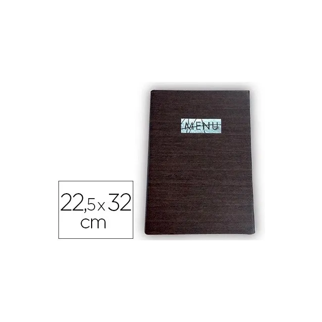 PORTA MENUS LIDERPAPEL PU 22,5 X 32 CM CON SUJECCION EN ESQUINAS PA...