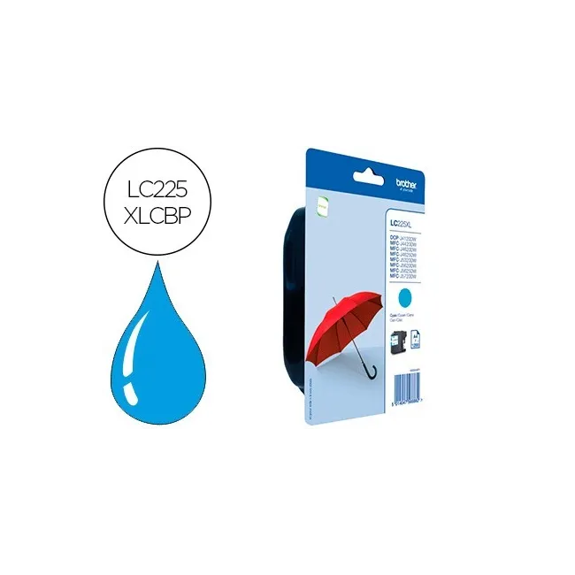 INK-JET BROTHER LC-225XLCBP MFC-J 4420 DW / MFC-J 5620 DW CIAN ALTA...