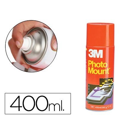 PEGAMENTO SCOTCH SPRAY PHOTO MOUNT 400 ML -ADHESIVO PERMANENTE