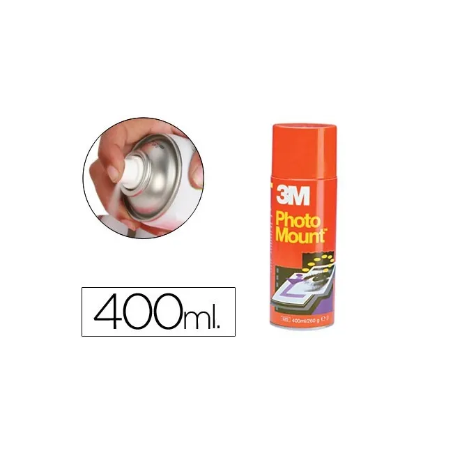 PEGAMENTO SCOTCH SPRAY PHOTO MOUNT 400 ML -ADHESIVO PERMANENTE