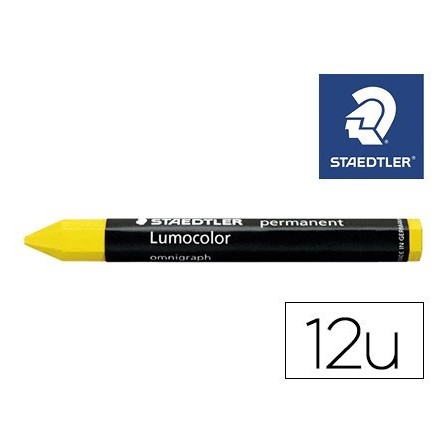 MINAS STAEDTLER PARA MARCAR AMARILLO LUMOCOLOR PERMANENTE OMNIGRAPH...