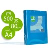 PAPEL COLOR Q-CONNECT DIN A4 80GR AZUL INTENSO PAQUETE DE 500 HOJAS