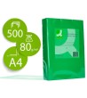PAPEL COLOR Q-CONNECT DIN A4 80GR VERDE INTENSO PAQUETE DE 500 HOJAS