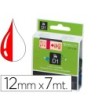 CINTA DYMO 1000 ROJO-BLANCO 12MM X 7MT D1
