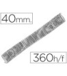ESPIRAL METALICO Q-CONNECT 64 5:1 40MM 1,2MM CAJA DE 25 UNIDADES