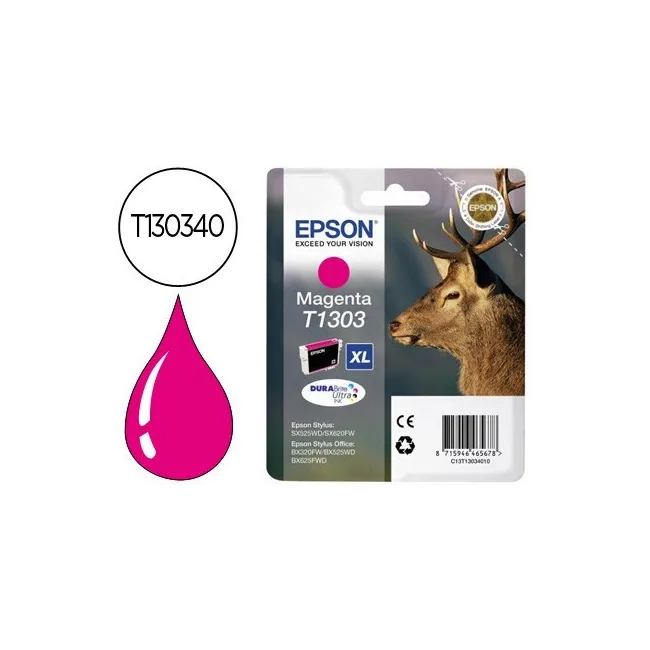 INK-JET EPSON STYLUS T1303 MAGENTA OFFICE BX320F EXTRA ALTA CAPACIDAD