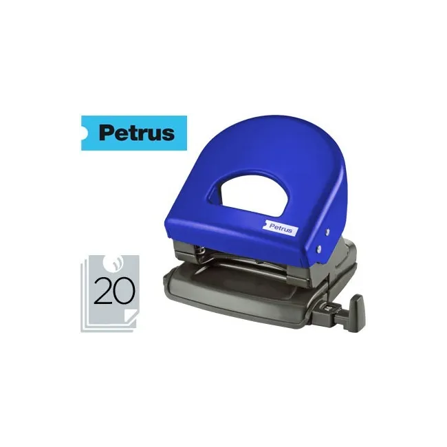 TALADRADOR PETRUS 62 COLOR -AZUL -CAPACIDAD 20 HOJAS